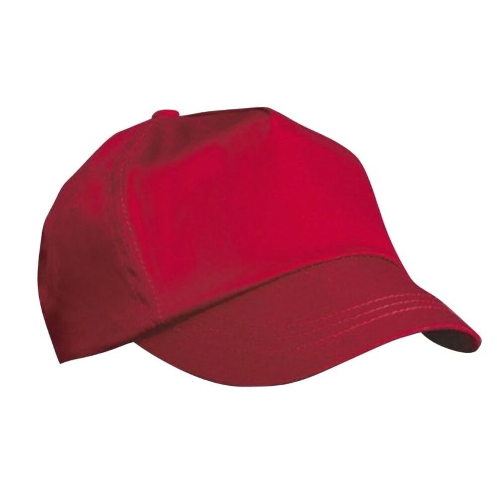 Result Childrens/Kids Big Boys Plain Basebll Cap (Pack of 2) / Red